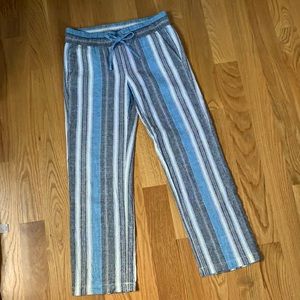 Ann Taylor Factory Linen Pants EUC Size XS